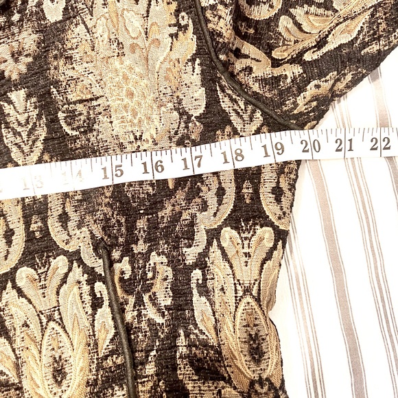 Treadle Design Room VTG Single Breasted Button-Up Long Sleeve Paisley Blazer - Picture 8 of 12